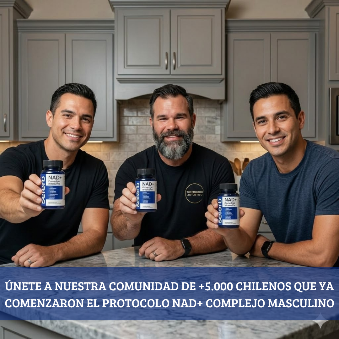NAD+ COMPLEJO MASCULINO - El protocolo del hombre que no se rinde