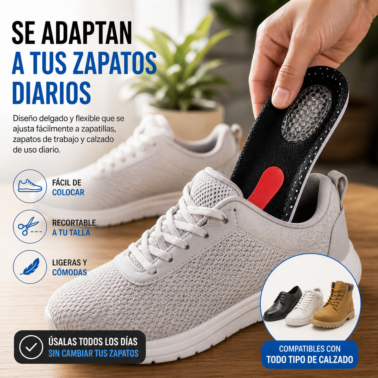 PlantarComfort Pro™ - Plantillas Ortopédicas Gel