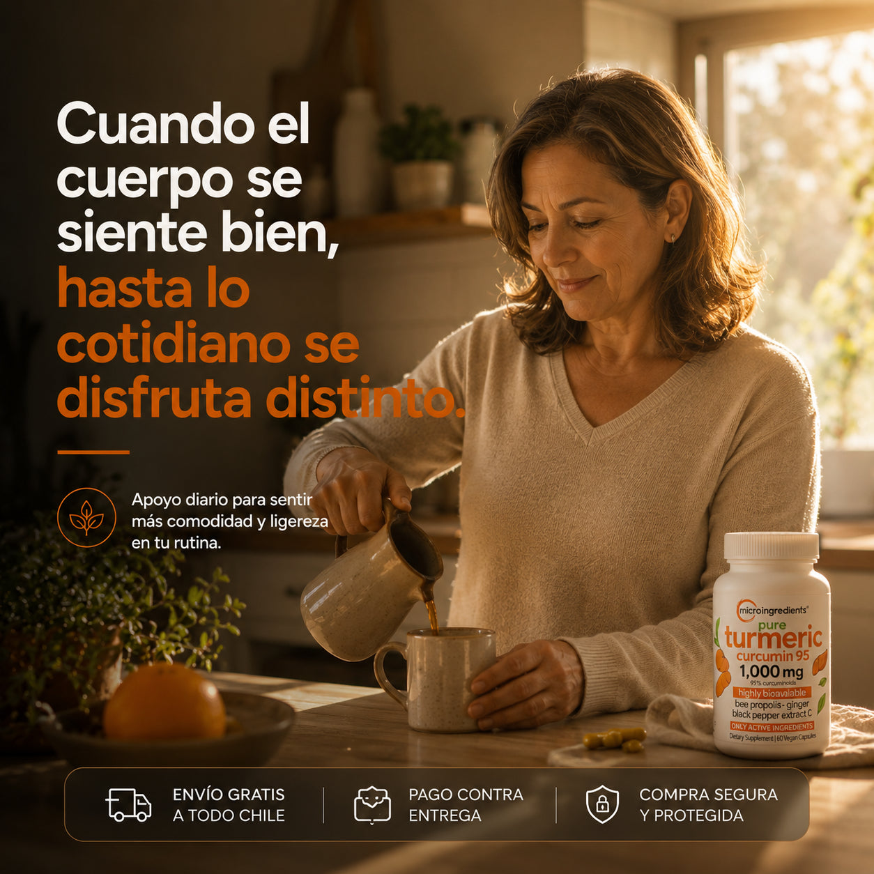 Curcumin95+™(60 Cápsulas) - Vuelve a sentir tu cuerpo ligero