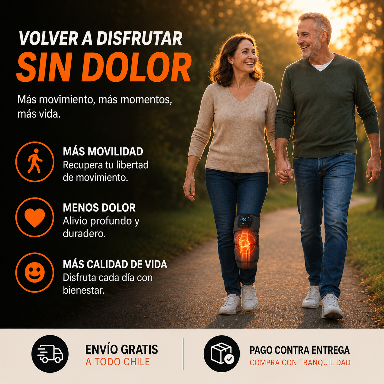 ThermoFlex™ — Alivio térmico para rodilla y articulaciones