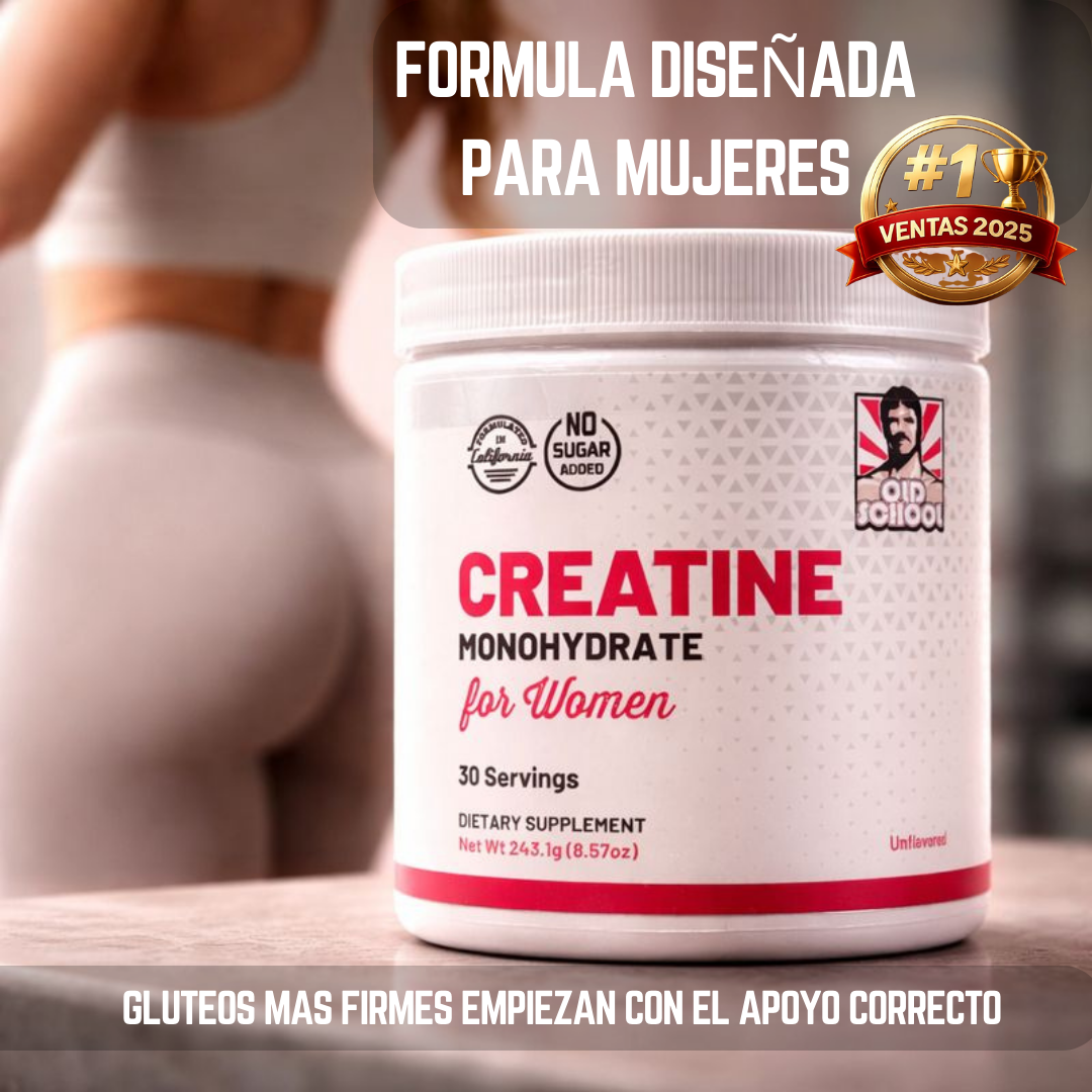 Creatine for Women™ – Apoyo diario para glúteos más firmes y definidos