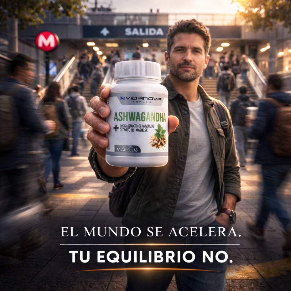 Ashwagandha + Magnesio 1000mg™ – Regula tu sistema. Rinde sin agotarte.