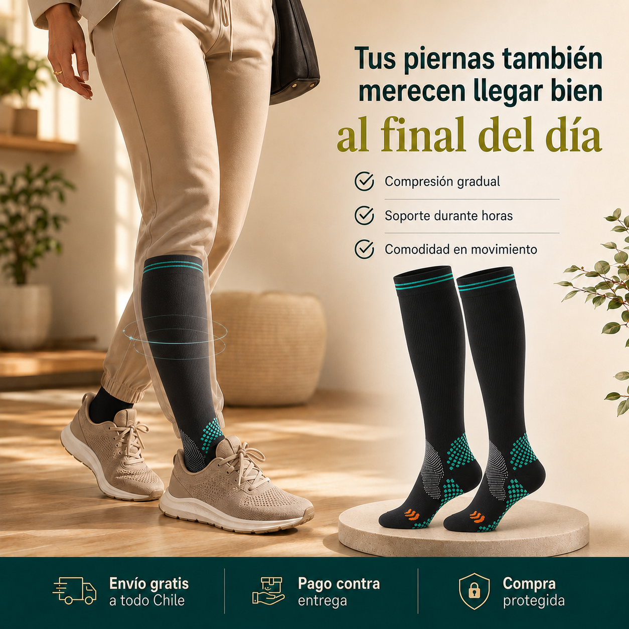 CompresFlex™ – Calcetines de Compresión