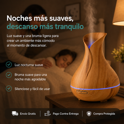 Brisaluna™ - Humidificador de Luz Nocturna
