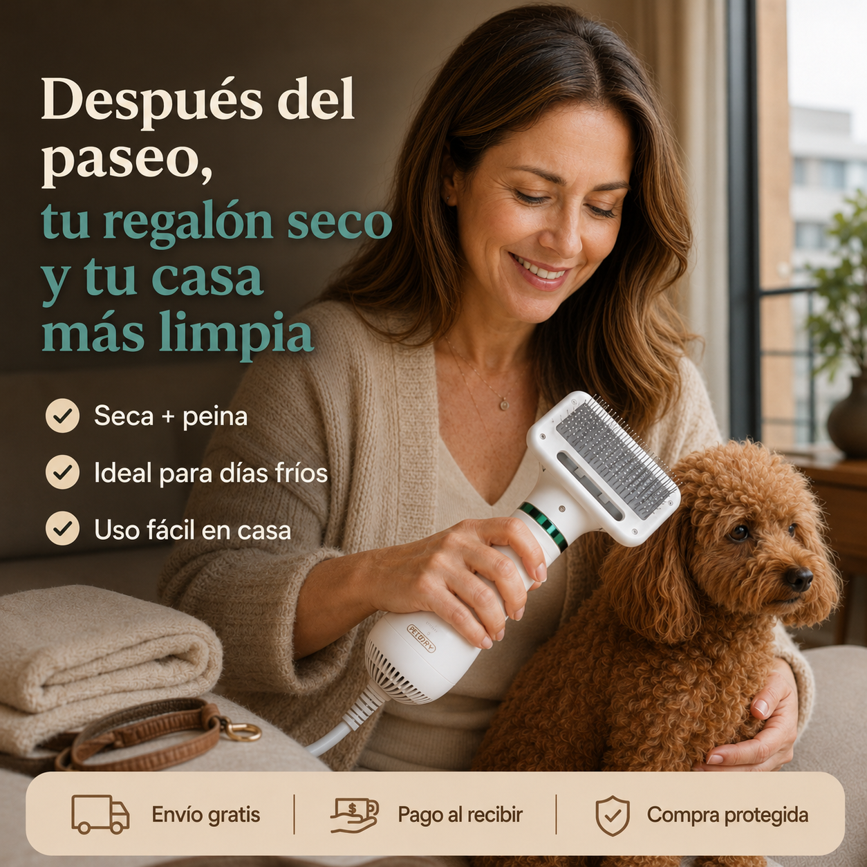 PetDry™ - Seca y peina a tu mascota en un solo paso