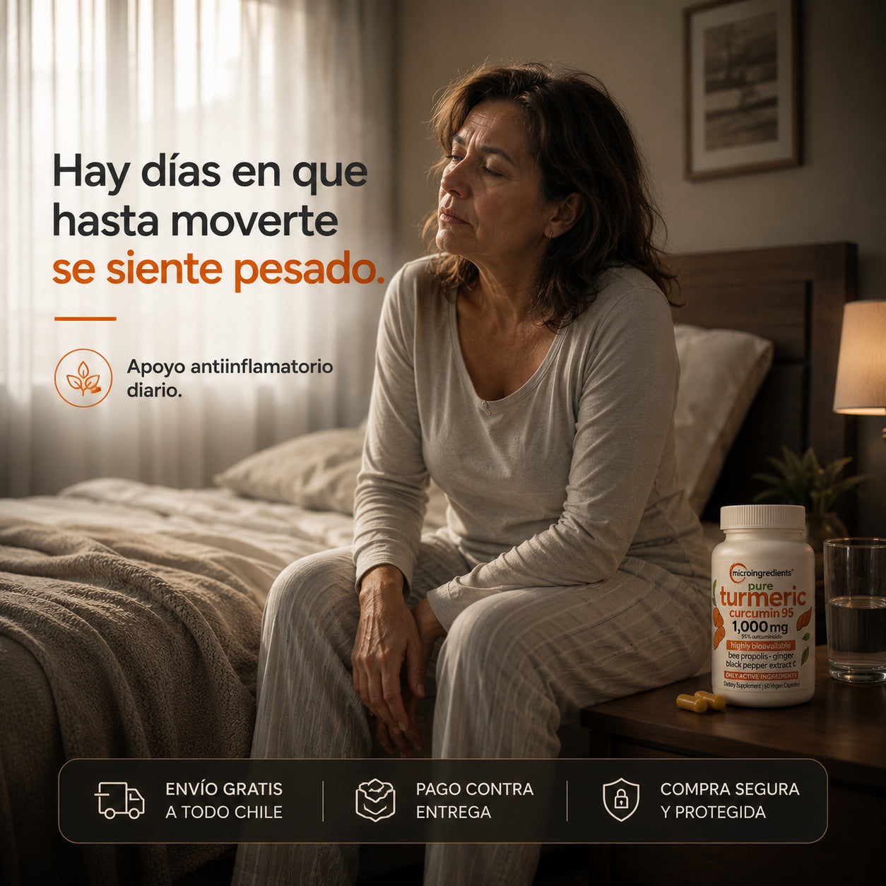 Curcumin95+™(60 Cápsulas) - Vuelve a sentir tu cuerpo ligero