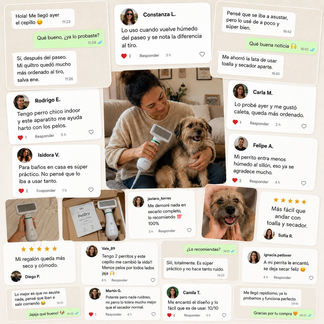 PetDry™ - Seca y peina a tu mascota en un solo paso