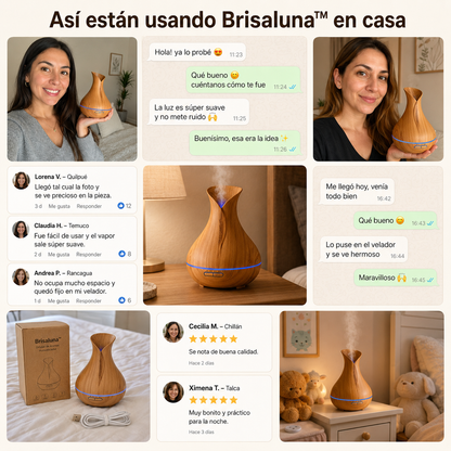 Brisaluna™ - Humidificador de Luz Nocturna