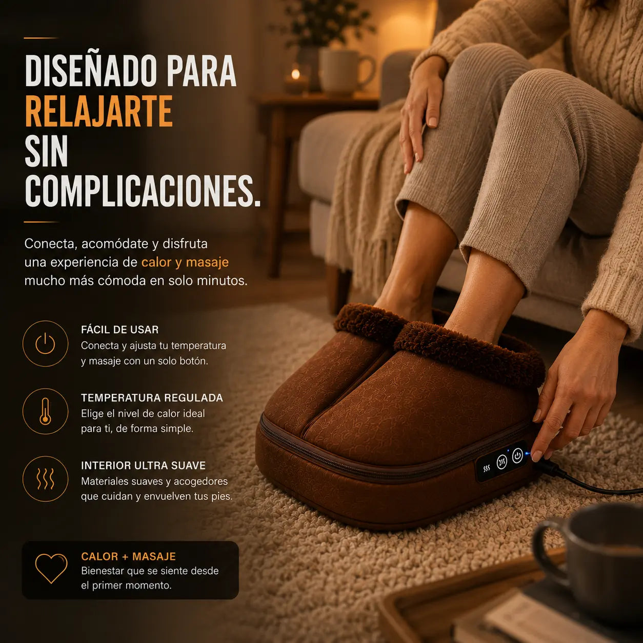 NidoCalor™ - Tus pies por fin descansan