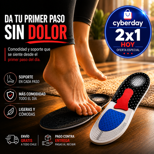 PlantarComfort Pro™ - Plantillas Ortopédicas Gel