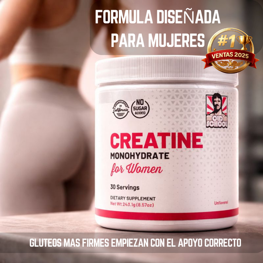 Creatine for Women™ – Apoyo diario para glúteos más firmes y definidos