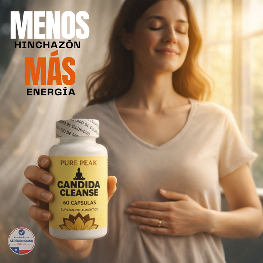 Candida Cleanse™ de Pure Peak  – Menos Hinchazón. Más Energía.