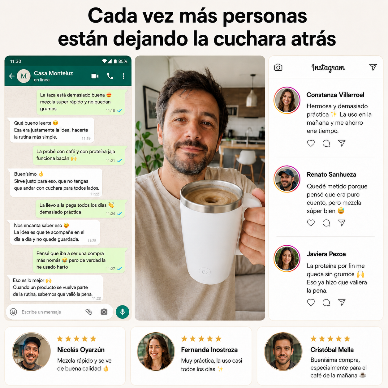 BlendGo™ – ¿Todavía mezclando con cuchara?