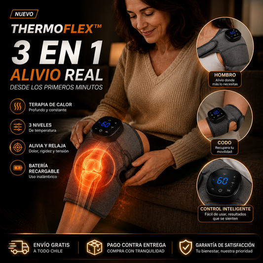 ThermoFlex™ — Alivio térmico para rodilla y articulaciones
